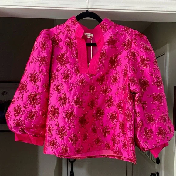 JODIFL Hot Pink Blouse - Picture 1 of 4